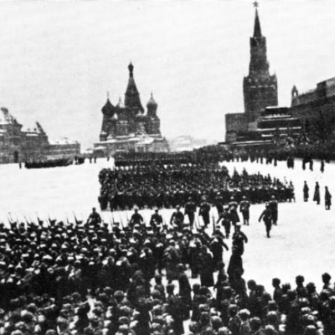 Парад 7 ноября 1941